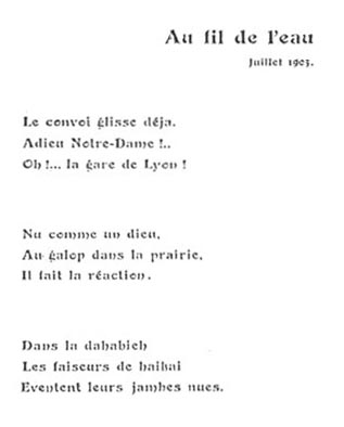 Paul-Louis Couchoud, Au fil de l'eau (Haiku), Terebess ...